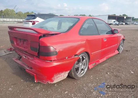 1997 Honda Civic Ex z USA, uszkodzony, nr VIN 1HGEJ8243VL070102